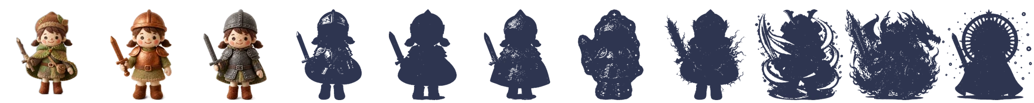 鎧の変化(先はひみつ)